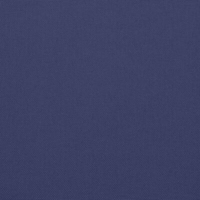 vidaXL Palletkussen 50x50x12 cm stof marineblauw