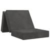 vidaXL Vouwbare Bankbed 75 x 63 x 45 cm Donkergrijs