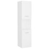 vidaXL Badkamerkast 30x30x130 cm bewerkt hout wit