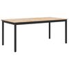 vidaXL Eettafel Naturel 140 x 80 x 75 cm Massief grenenhout