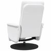 vidaXL Massage Recliner Stoel Wit 71 x 90 x 105 cm Nep Leer