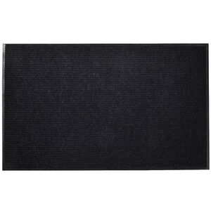 vidaXL Deurmat 90x150 cm PVC zwart