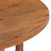 vidaXL Eettafel rond 110x76 cm massief mangohout