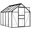 vidaXL Tuinkas 4,75 m&sup2; aluminium antracietkleurig