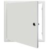 vidaXL Toegangs paneel Wit 33 x 33 x 3 cm Staal