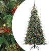 vidaXL Kunstmatige Inklapbare Kerstboom Groen 210 cm PE en PVC