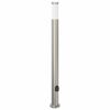 vidaXL Bolderarmatuur met stopcontact 110 cm RVS IP44