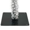 vidaXL Kerstboom met 300 LED met standaard Wit 210 cm PE en staal