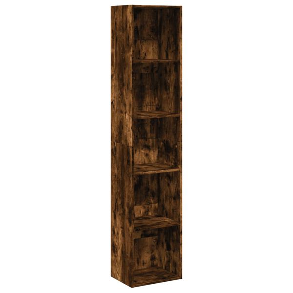 vidaXL Boekenkast 40x30x189 cm bewerkt hout gerookt eikenkleurig