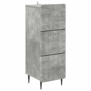 vidaXL Ladenkast 33 x 34,5 x 92 cm Bewerkt hout Betongrijs