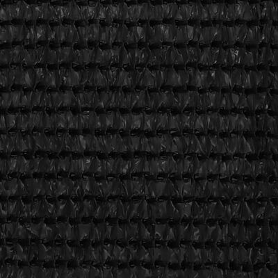 vidaXL Balkonscherm 120x300 cm HDPE zwart