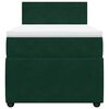 vidaXL Boxspring met matras fluweel donkergroen 100x200 cm