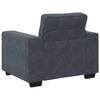 vidaXL Fauteuil 100x77x82 cm fluweel donkergrijs