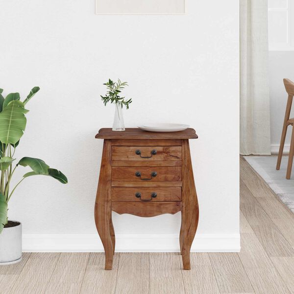 vidaXL Opbergkist 48 x 35 x 64 cm Massief Mahoniehout