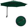 vidaXL Tuinparasol Groen 248 x 248 x 148 cm Polyester en staal