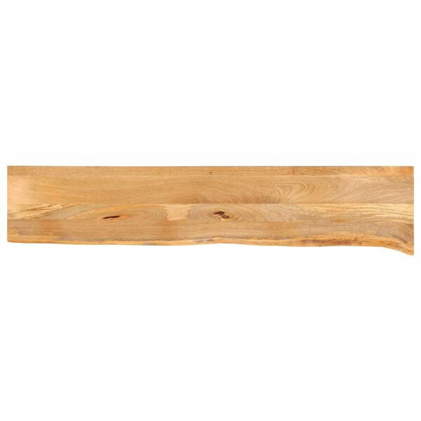 vidaXL Tafelblad met natuurlijke rand 180x30x2,5 cm massief mangohout