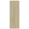 vidaXL Dressoir met 6 lades 50x34x96 cm bewerkt hout sonoma eikenkleur