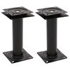 vidaXL Bootstoelpoten 2 st met 360&deg; draaiplateau staal