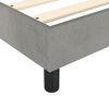 vidaXL Boxspring bed 140x200 cm fluweel lichtgrijs