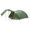 vidaXL Huisje Tent 8-persoons Groen Polyester en staal