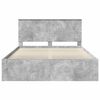 vidaXL Bedframe Concerte Grijs 150 x 200 cm Massief grenenhout