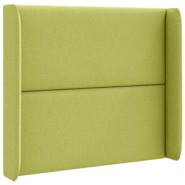 vidaXL Hoofdbord oor Grijs 80 x 16 x 4 cm Stof