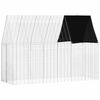 vidaXL Konijnenkooi zilver 300 x 100 x 210 cm Gegalvaniseerd staal