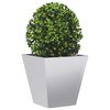 vidaXL Plantenbakken 2 st 30x30x30 cm gegalvaniseerd staal