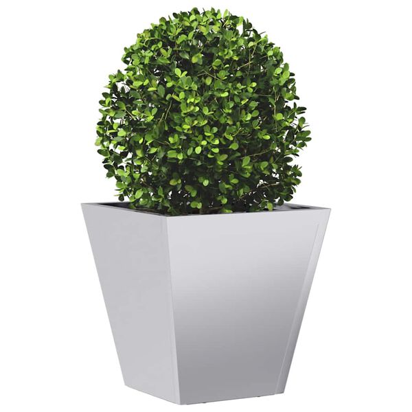 vidaXL Plantenbakken 2 st 30x30x30 cm gegalvaniseerd staal