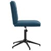 vidaXL Eetkamerstoelen 2 st fluweel blauw