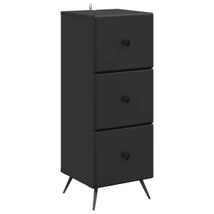 vidaXL Ladenkast Zwart 33 x 34,5 x 90 cm Bewerkt hout