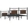 vidaXL Bedframe zonder matras bewerkt hout bruin eikenkleur 150x200 cm