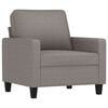 vidaXL 4-delige Loungeset met kussens stof taupe