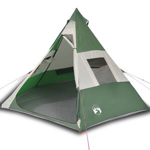 vidaXL Tipitent 7-persoons waterdicht groen