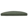 vidaXL Trapmatten Zelfklevend 15 stuks 56x17x3 cm Groen Halfrond