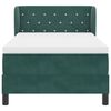 vidaXL Boxspringbed met matras Donkergroen 90 x 190 cm Fluweel