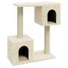 vidaXL Kattenkrabpaal met sisal krabpalen 60 cm cr&egrave;mekleurig