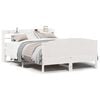 vidaXL Bedframe zonder matras massief grenenhout wit 120x200 cm