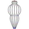 vidaXL Kerst Finial Licht 320 LED's Meerkleurig &Oslash; 40 x 75 cm