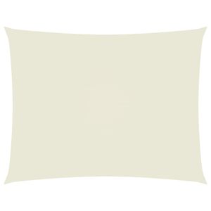 vidaXL Zonnescherm rechthoekig 2,5x4 m oxford stof cr&egrave;mekleurig