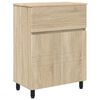 vidaXL Badkamer Waskom Sonoma Eiken 60 x 35 x 80 cm Bewerkt hout