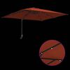 vidaXL Tuinparasol Terracotta 248,5 x 247,5 x 160 cm