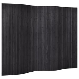 vidaXL Kamerscherm breedte 250 cm hoogte 165 cm bamboe grijs