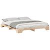 vidaXL Bedframe Bruin 180 x 220 cm Massief grenenhout