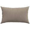 vidaXL Sofa Kussens 2 stuks Taupe 50 x 30 cm Stof