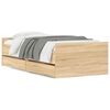 vidaXL Bedframe met lades sonoma eikenkleurig 90x190 cm