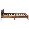 vidaXL Bedframe met hoofdeinde Oud Hout 120 x 200 cm Bewerkt hout