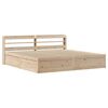 vidaXL Bedframe met hoofdbord massief grenenhout 180x200 cm
