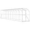 vidaXL Kippenhok Tegen de Muur zilver 600 x 150 x 215 cm