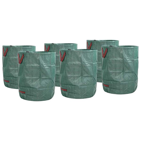 vidaXL Tuinafvalzakken 12 pcs Groen 66 x 66 x 83,5 cm Polypropyleen